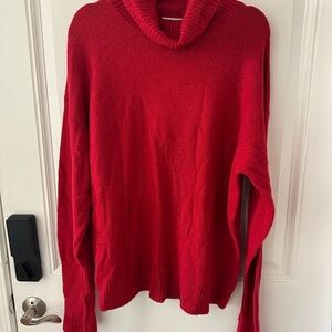 Old Navy Red Cowl Neck Sweater
